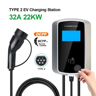 22kw EV charger with OCPP
